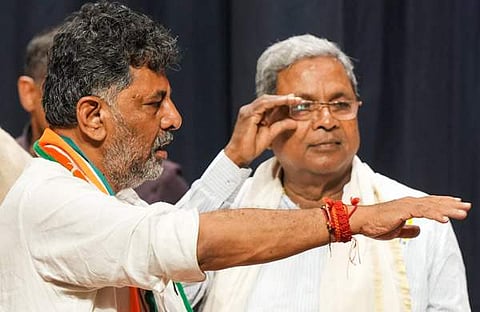 സിദ്ധരാമയ്യയും ഡികെ ശിവകുമാറും/ പിടിഐ