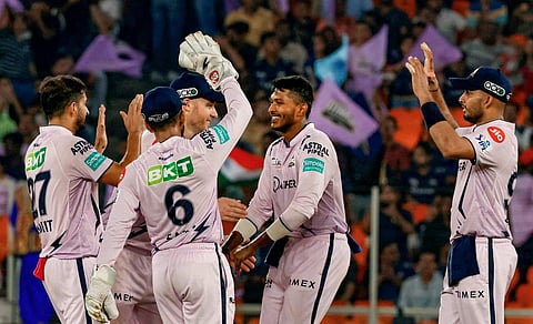 പ്ലേ ഓഫിലെത്തിയ ഗുജറാത്ത് ടീം/ പിടിഐ