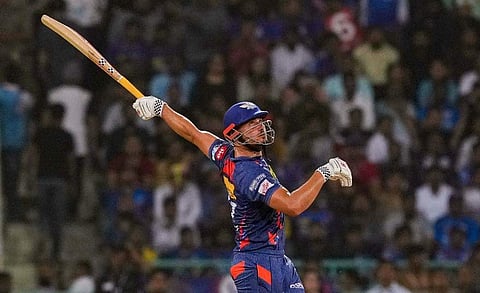 സ്റ്റോയിനിസിന്റെ ബാറ്റിങ്/ പിടിഐ