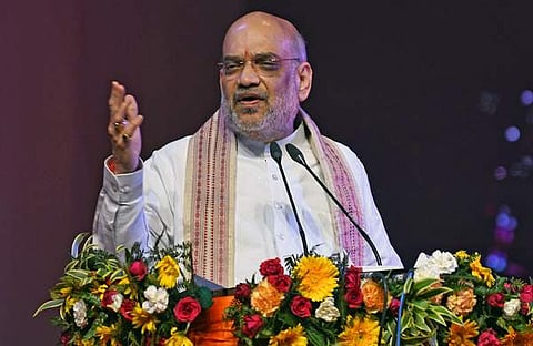 അമിത് ഷാ പ്രസംഗിക്കുന്നു/ എഎൻഐ