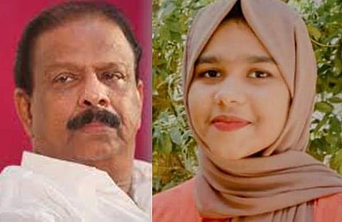 കെ സുധാകരന്, നൗഷാദിന്റെ മകള്