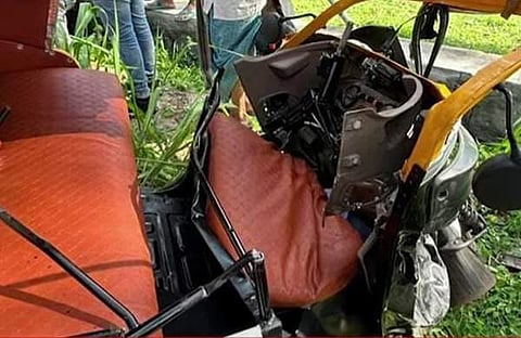 അപകടത്തിന്റെ ടെലിവിഷന് ദൃശ്യം