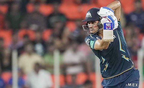 ഗില്ലിന്റെ ബാറ്റിങ്/ പിടിഐ