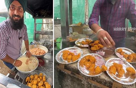 കെഎഫ്സി ചിക്കൻ ഉണ്ടാക്കുന്ന യുവാവ്/ ചിത്രം ഇൻസ്റ്റാഗ്രാം സ്ക്രീൻഷോട്ട്