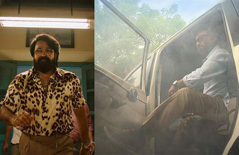 മോഹൻലാൽ, രജനീകാന്ത് / ചിത്രം വിഡിയോ സ്ക്രീൻഷോട്ട്