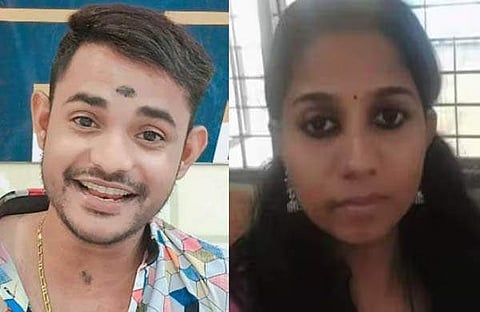 പ്രതി അഖില്, കൊല്ലപ്പെട്ട ആതിര/ ടിവി ദൃശ്യം