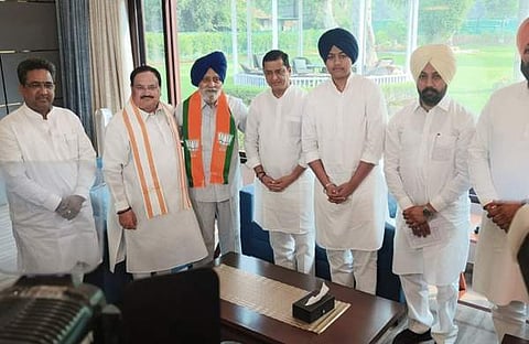 അത് വാൾ ജെപി നഡ്ഡയ്ക്കൊപ്പം/ എഎൻഐ