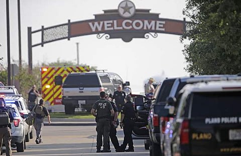 ടെക്സാസ് മാളിന് പുറത്ത് പൊലീസ്/ ചിത്രം; എഎഫ്പി