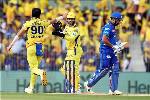 ഔട്ടായി മടങ്ങുന്ന രോഹിത്/ പിടിഐ