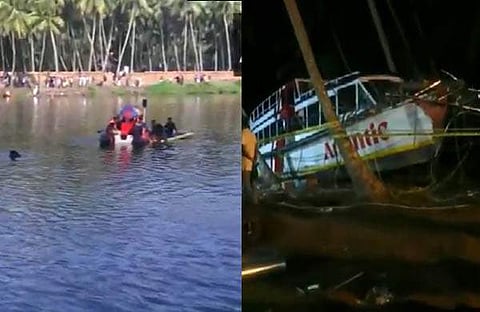 തിരച്ചില് നടത്തുന്നു. അപകടത്തില്പ്പെട്ട ബോട്ട്/ എഎന്ഐ