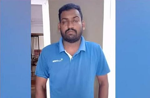 അറസ്റ്റിലായ ടിടിഇ നീതീഷ്/ ടെലിവിഷന് ചിത്രം