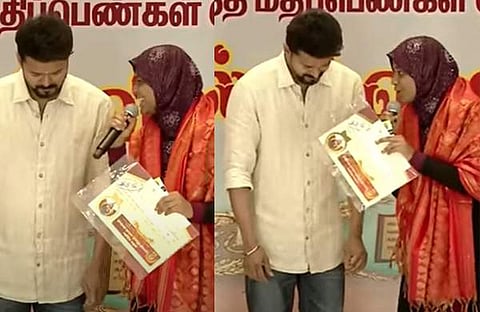 വിജയ്, ഷഫ്രുൽ അസീന/ വിഡിയോ സ്ക്രീൻഷോട്ട്