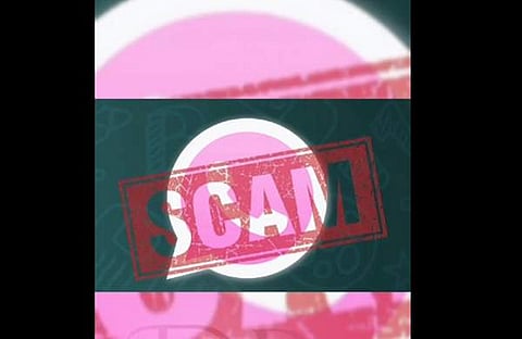 പിങ്ക് വാട്സ്ആപ്പ് തട്ടിപ്പ്, സ്ക്രീന്ഷോട്ട്