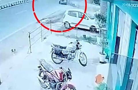 സിസിടിവി ദൃശ്യം