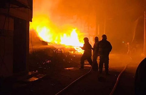 തിരുപ്പൂർ തീപിടിത്തം/ ട്വിറ്റർ