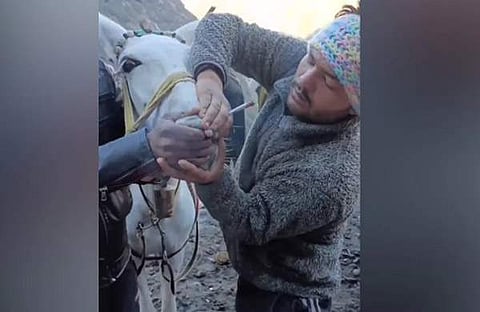 വൈറലായ വീഡിയോ ദൃശ്യം