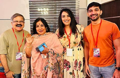 ജയഭാരതി, കൃഷ്ണചന്ദ്രൻ, ശ്വേത മേനോൻ, ശ്രീജിത്ത് വിജയ്/ഫോട്ടോ: ഫെയ്സ്ബുക്ക്