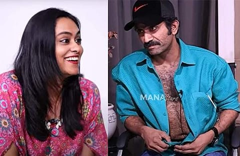 അഭിമുഖത്തിനിടെയ ഷർട്ട് അഴിക്കുന്ന ഷൈൻ ടോം ചാക്കോ/ വിഡിയോ സ്ക്രീൻഷോട്ട്