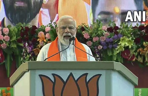 മോദി ഭോപ്പാലിലെ റാലിയില് സംസാരിക്കുന്നു