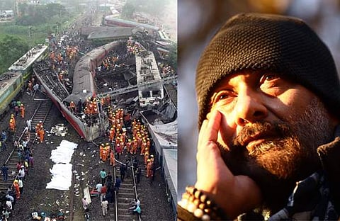 ട്രെയിൻ അപകടം/ പിടിഐ, വിവേക് അഗ്നിഹോത്രി/ ട്വിറ്റർ