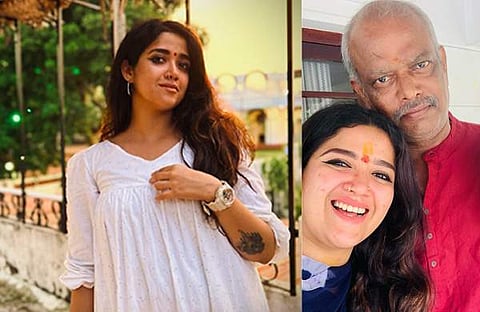 അഭിരാമി സുരേഷ്, അഭിരാമിയും അച്ഛനും/ ഫെയ്സ്ബുക്ക്