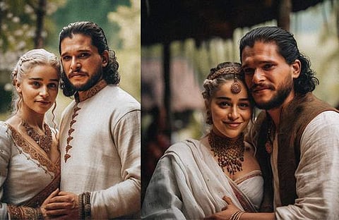 ഡെയ്നറിസ് ടാർഗേറിയനും ജോൺ സ്നോയും/ ഇൻസ്റ്റഗ്രാം