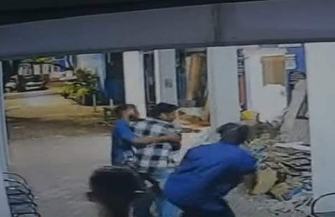 മര്ദനത്തിന്റെ വീഡിയോ ദൃശ്യം