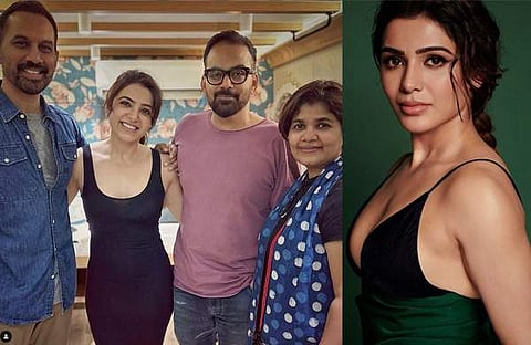 സാമന്ത സിറ്റാഡൽ ടീമിനൊപ്പം/ ഇൻസ്റ്റഗ്രാം