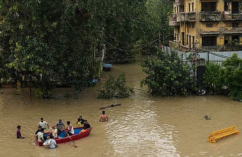 ഡൽഹിയിൽ കനത്ത മഴ/ പിടിഐ
