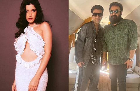 ഷനായ കപൂർ, മോഹൻലാലും കരൺ ജോഹറും/ ഇൻസ്റ്റഗ്രാം