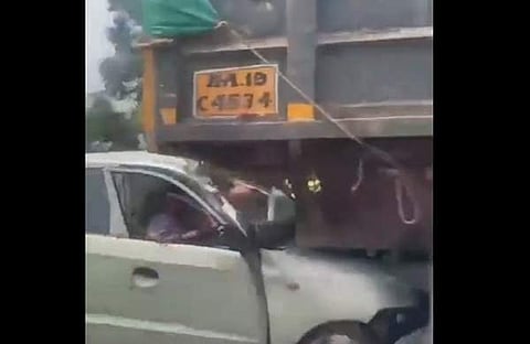 ഉഡുപ്പിയില് നടന്ന അപകടത്തിന്റെ ദൃശ്യം