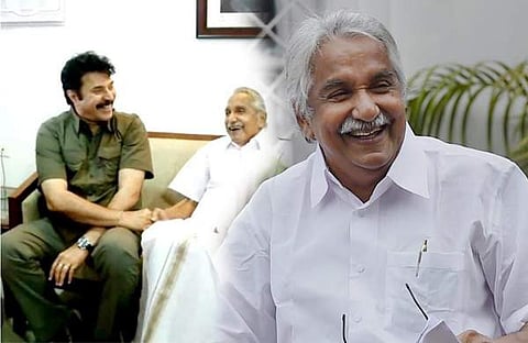 മമ്മൂട്ടിയും ഉമ്മൻ ചാണ്ടിയും