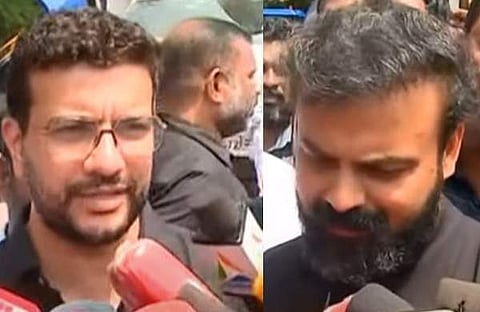 രമേശ് പിഷാരടിയും കുഞ്ചാക്കോയും മാധ്യമങ്ങളോട്, സ്ക്രീന്ഷോട്ട്