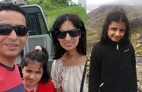 അദിതി ത്രിപാഠി കുടുംബത്തോടൊപ്പം/ ട്വിറ്റർ