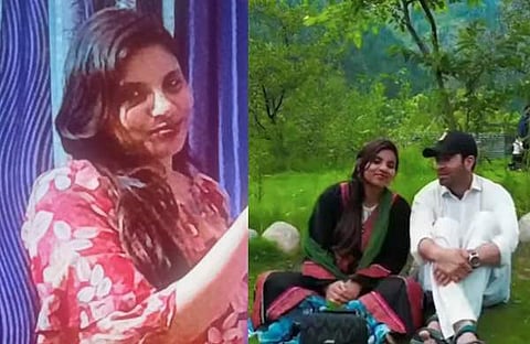 അഞ്ജു, കാമുകന് നസറുള്ളയ്ക്കൊപ്പം/ വീഡിയോ ദൃശ്യം