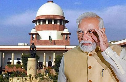 സുപ്രീംകോടതി, പ്രധാനമന്ത്രി നരേന്ദ്ര മോദി