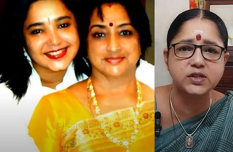 ഐശ്വര്യ ഭാസ്കരൻ അമ്മ ലക്ഷ്മിക്കൊപ്പം, ഐശ്വര്യ/ വിഡിയോ സ്ക്രീൻഷോട്ട്