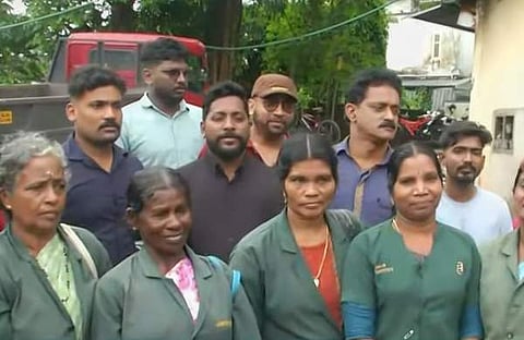 പത്തുകോടിയുടെ ഒന്നാം സമ്മാനം ലഭിച്ച ഹരിതകര്മ്മ സേനാംഗങ്ങള്, സ്ക്രീന്ഷോട്ട്