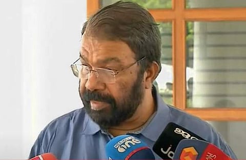 മന്ത്രി ശിവൻകുട്ടി മാധ്യമങ്ങളെ കാണുന്നു/ ടെലിവിഷൻ സ്ക്രീൻഷോട്ട്