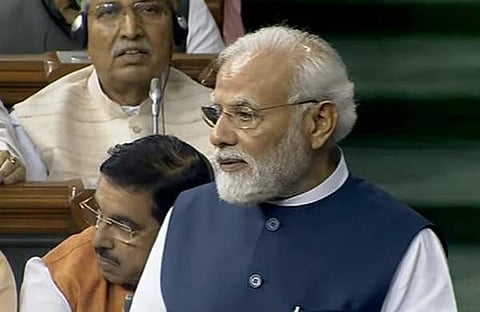 ലോക്സഭയില് നരേന്ദ്രമോദിയുടെ പ്രസംഗം, എഎന്ഐ