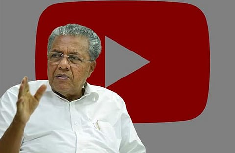 മുഖ്യമന്ത്രി പിണറായി വിജയന്, യൂട്യൂബ് ലോഗോ