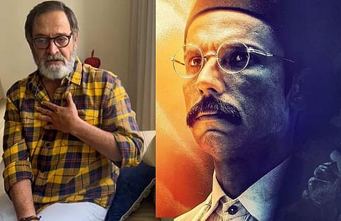 മഹേഷ് മഞ്ജരേക്കർ, സവർക്കർ പോസ്റ്റർ/ ഇൻസ്റ്റഗ്രാം