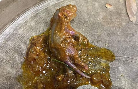 ചിക്കന് കറിയില് നിന്ന് കിട്ടിയ എലിക്കുഞ്ഞ്, ട്വിറ്റര്