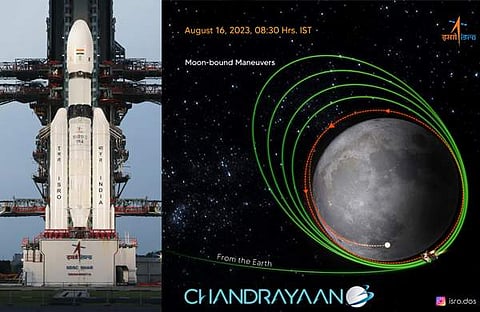 ചന്ദ്രയാന് 3 അവസാന ഘട്ട ഭ്രമണപഥം താഴ്ത്തല് വിജയം/ ട്വിറ്റർ