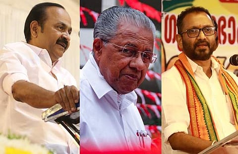 സതീശൻ, പിണറായി വിജയൻ, സുരേന്ദ്രൻ/ ഫെയ്സ്ബുക്ക്