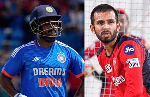 സഞ്ജു സാംസണ്, ജിതേഷ് ശര്മ്മ/ ട്വിറ്റര്