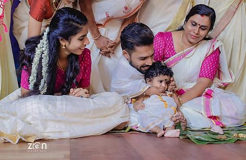 ദ്വിജക്കുട്ടിയുടെ ചോറൂണ് / ഫെയ്സ്ബുക്ക്