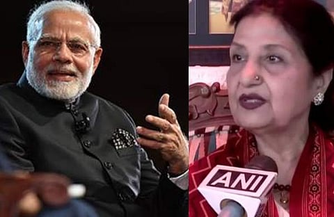 നരേന്ദ്രമോദി - ഖമര് മൊഹ്സിന് ഷെയ്ഖ്