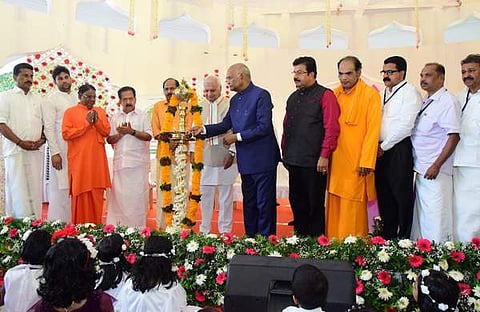 നവപൂജിതം ആഘോഷങ്ങള്  രാം നാഥ് കോവിന്ദ് ഉദ്ഘാടനം ചെയ്യുന്നു
