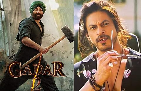 ഗദർ 2, പത്താൻ പോസ്റ്റർ